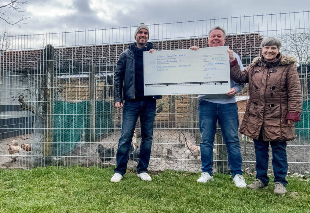 Spendenübergaben an den Kleintierzuchtverein Geinsheim