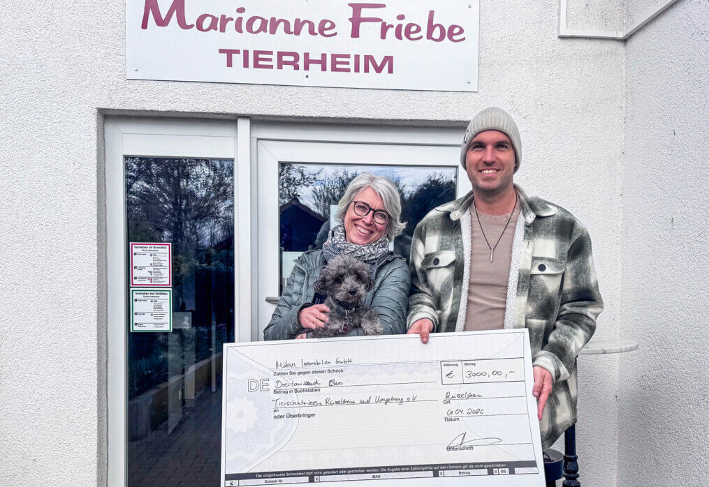 Spendenübergabe ans Tierheim Rüsselsheim